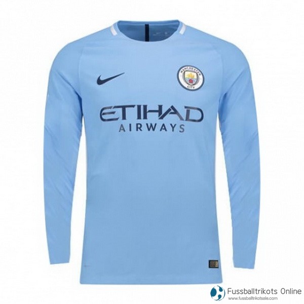 Manchester City Trikot Heim ML 2017-18 Fussballtrikots Günstig